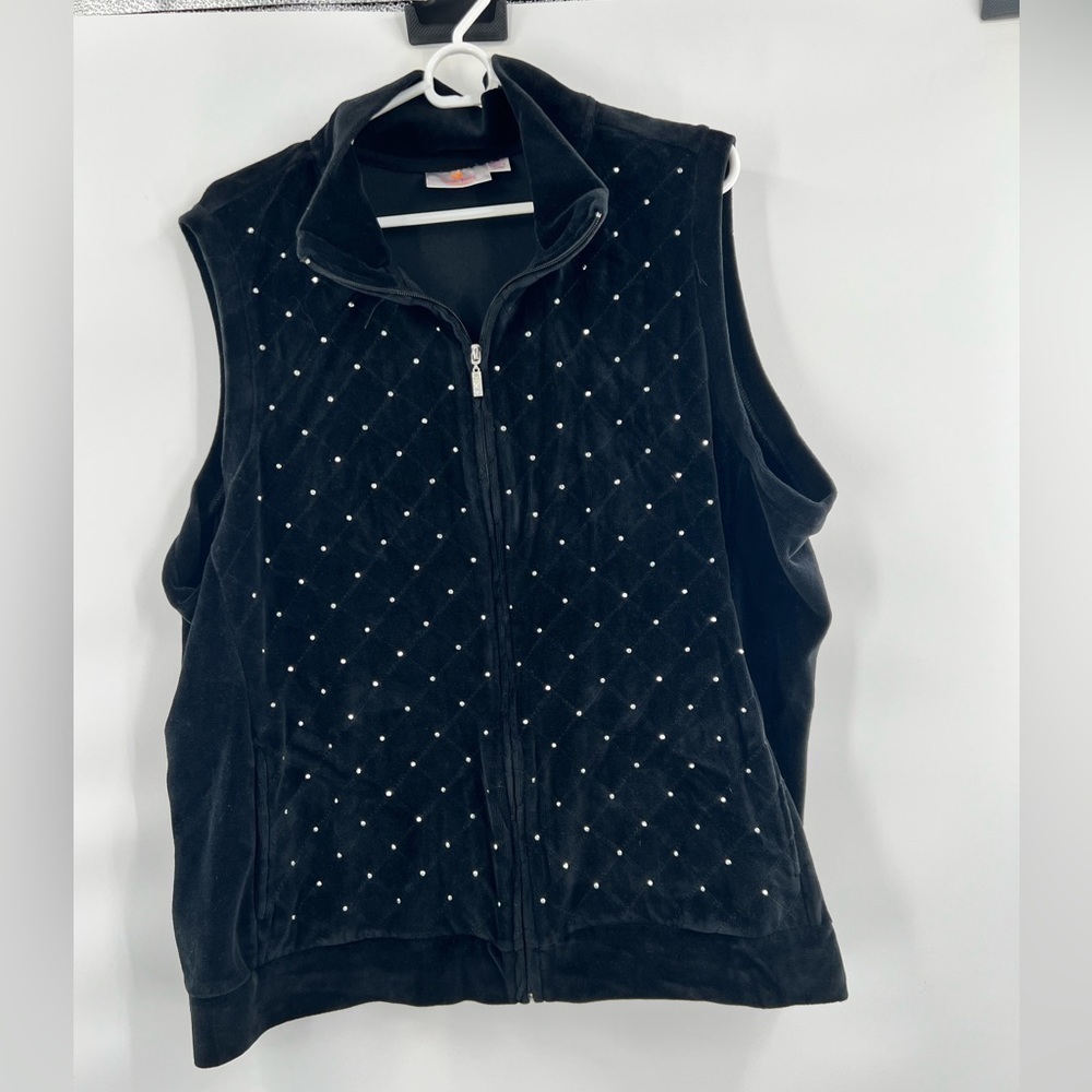 Quacker Factory black top sleeveless 2X